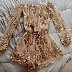 Gold Romper